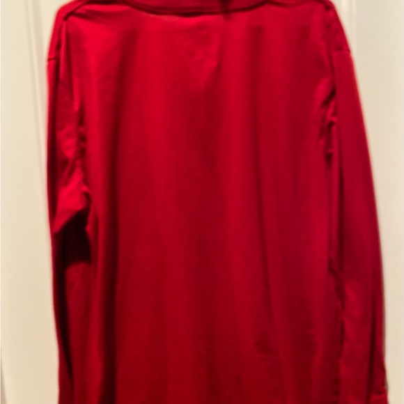 Unisex XL red Hanes Henley - Picture 2 of 3